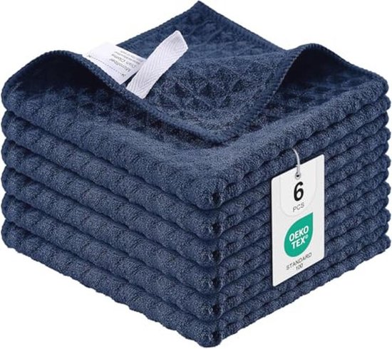 Licargo Plush Microvezeldoeken – 1100 GSM – 40x40 Cm – 4 Stuks – Superabsorberend En Pluisvrij – Voor Autowassen, Drogen, Poetsen En Polijsten – Ultra Zacht Voor Lakwerk