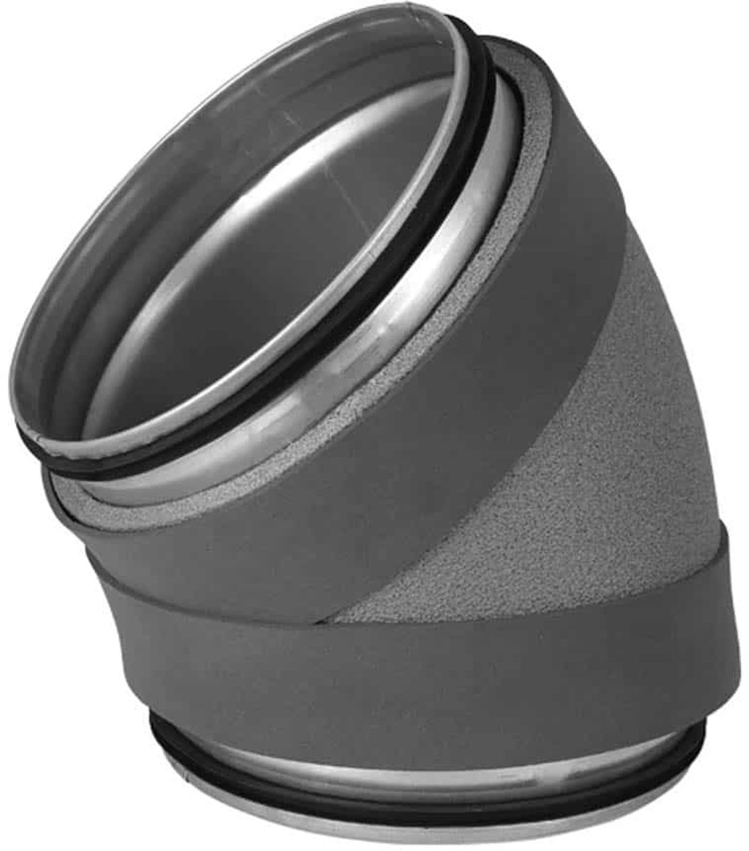 Thermoduct geïsoleerde Spiro bocht Ø 160 mm 45 graden