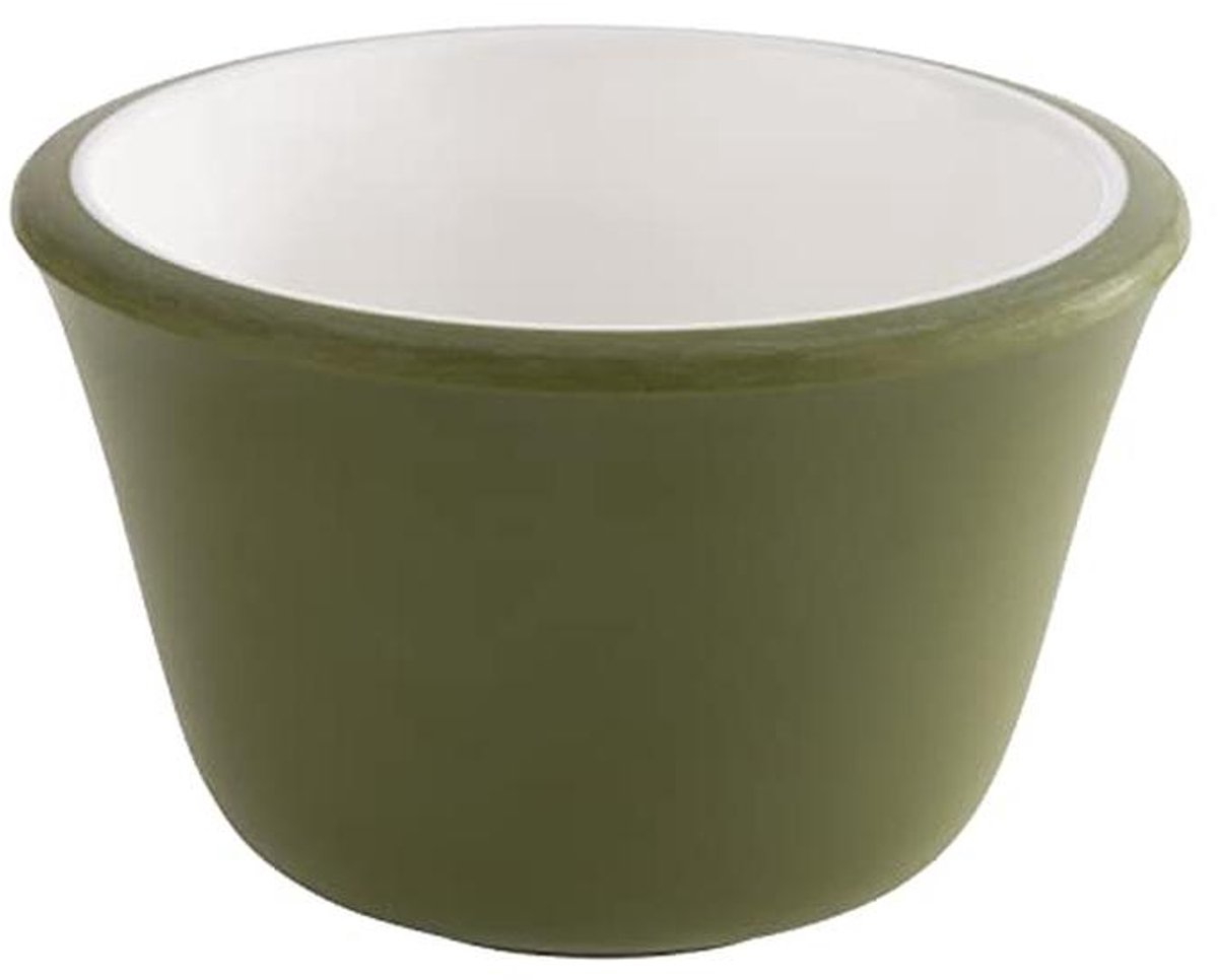 Set van 6 Melamine Dipschaaltjes - Ø 6 cm, Vaatwasmachinebestendig, Groen