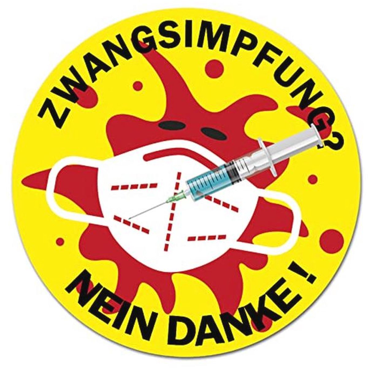 Waterdichte Protest Sticker voor Auto, Motorfiets, Laptop en Koelkast - Funsticker R178 (0