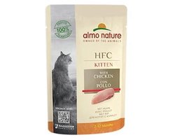Volledig Kitten Voer met Kip - Natvoer voor Kattenbaby's - 24 Stuks (55g)
