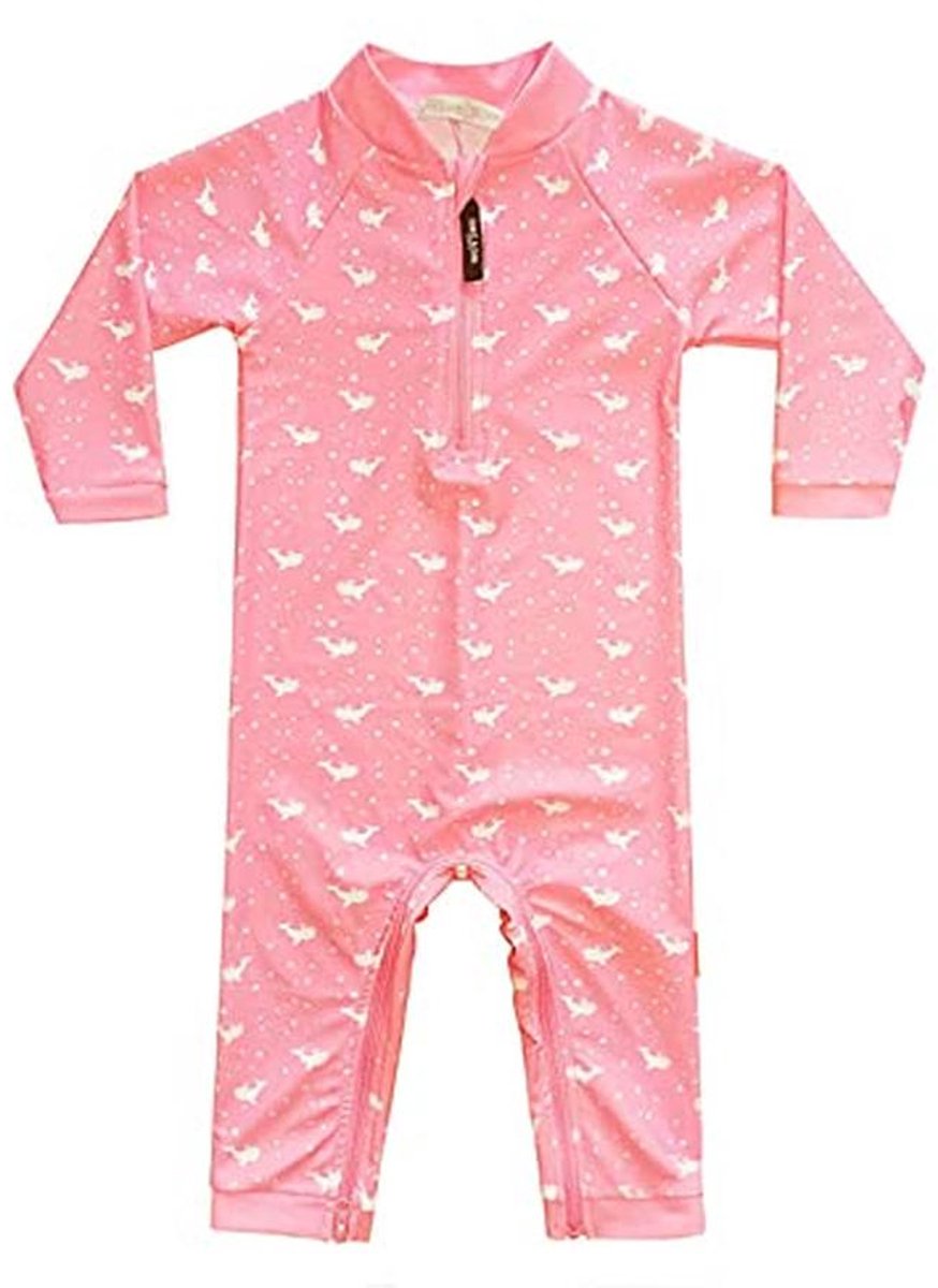 Baby Badpak UV-Bescherming 50+ met Lange Mouwen en Dubbele Rits