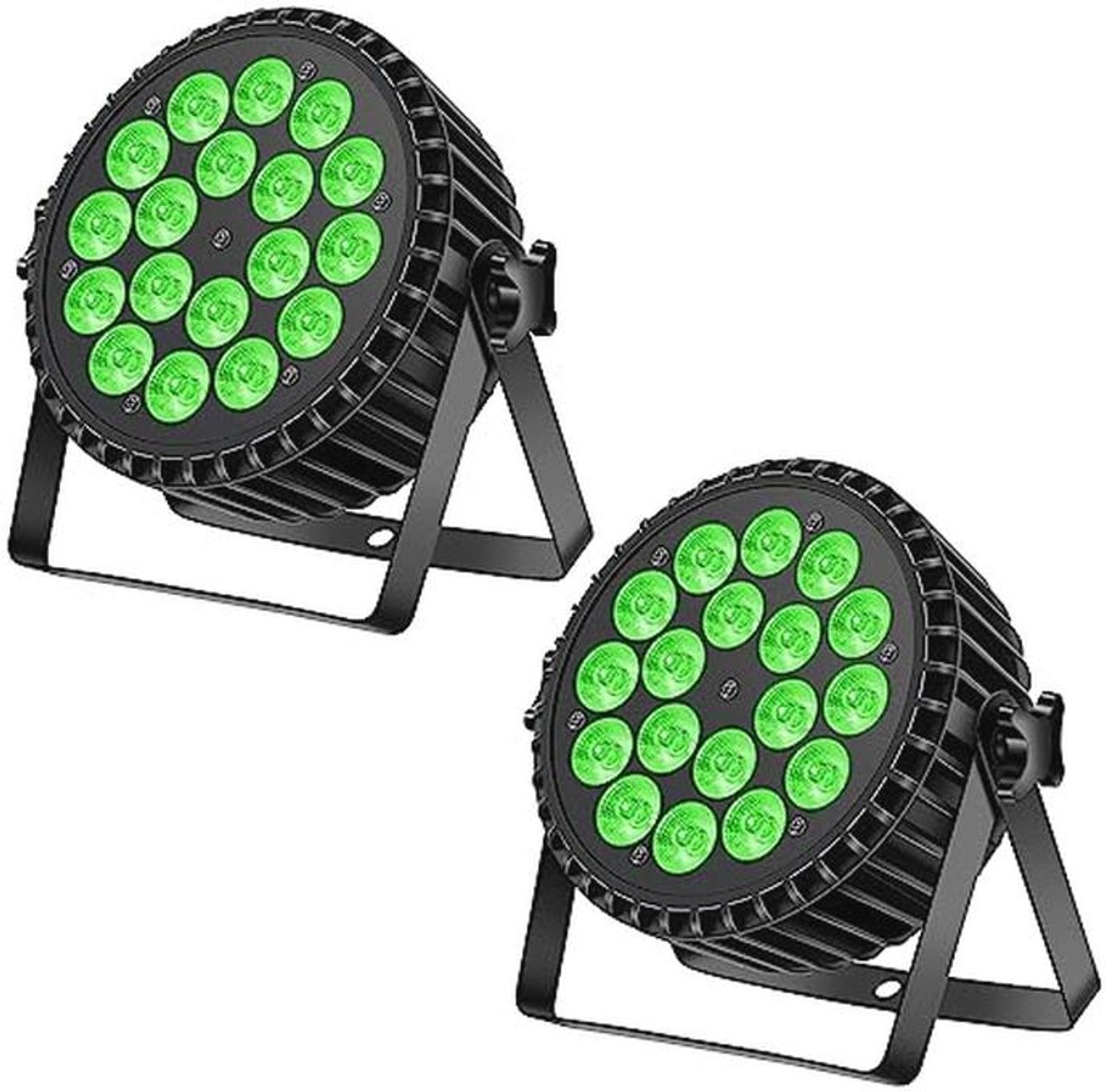 200W 18 LED Par Koplampen RGBW met DMX en Strobe voor Podiumverlichting en Feesten