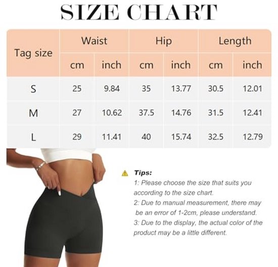 Dames Sport Shorts voor Yoga en Fitness - Hoge Taille en Elastische Stoffen — afbeelding 3