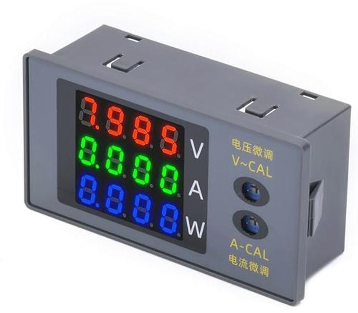 3-in-1 Stroommeter DC 0-100V 10A 1000W - Digitale Ampèremeter, Voltmeter, Vermogensmeter