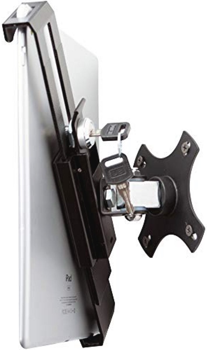 Compacte Beveiligingswandhouder voor 7-14 inch Tablets met Vergrendelingssysteem