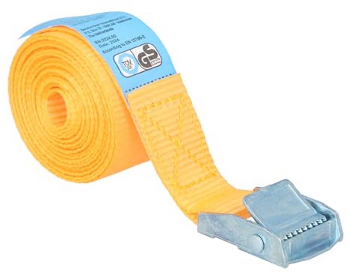 Spanband met Klem 5m x 25mm voor Zware Ladingen