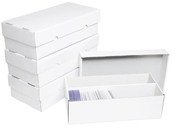 Boîte de rangement pour 1600 cartes à collectionner - Organisateur de cartes de sport avec plateau de tri et séparateurs ajustables