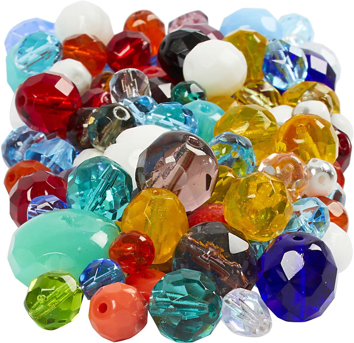 Funtopia 3 mm 21600 stuks kralen voor het maken van sieraden, 60 kleuren kleine rocailles voor het maken van armbanden, kleine glaskralen, letterkralen en boze oogkralen, doe-het-zelf