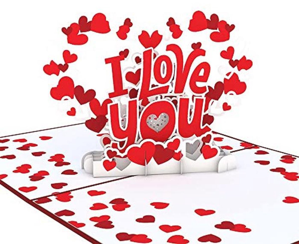 3D Valentijnskaart - Pop-up Wenskaarten voor Iedere Liefde