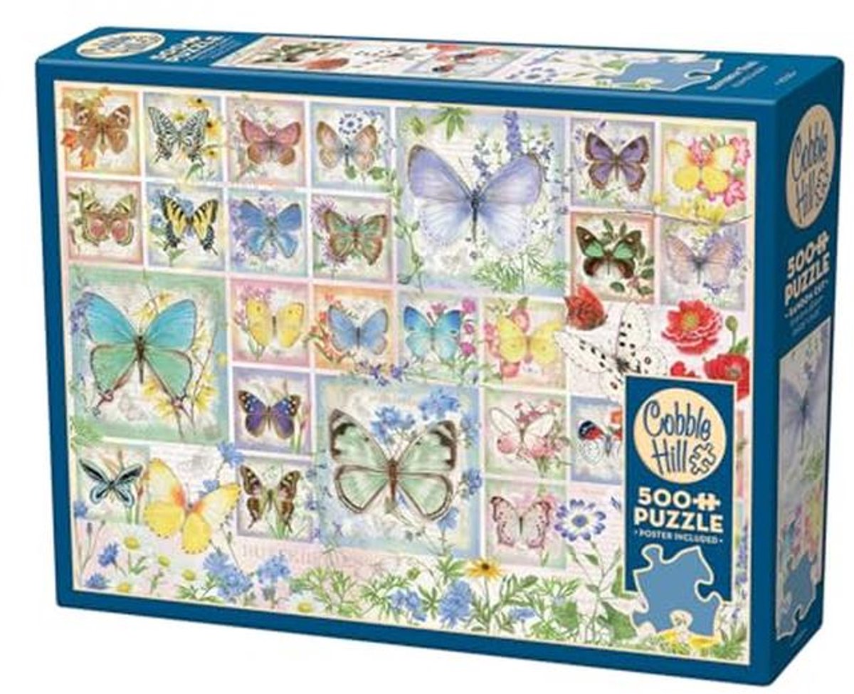 Vleugel Puzzel - 500 Stukjes Met Sample Poster