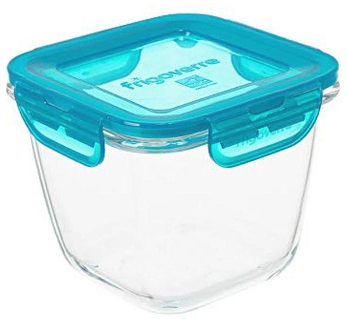 Glazen Lunchbox voor Voedselopslag - Meerkleurig, 12 x 12 cm