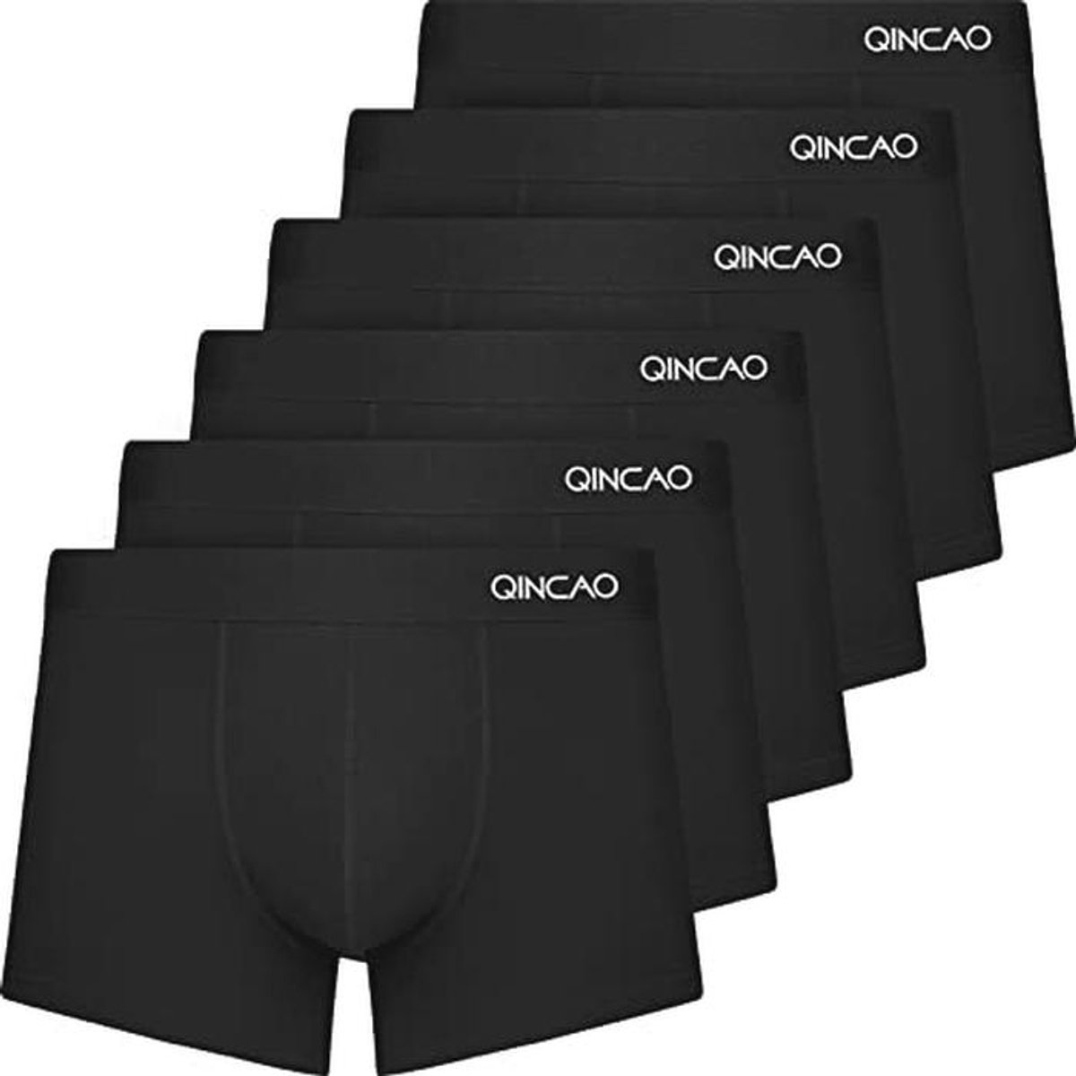Boxerbroek voor heren - 6 stuks, zonder jeukende etiketten, ondergoed van katoen