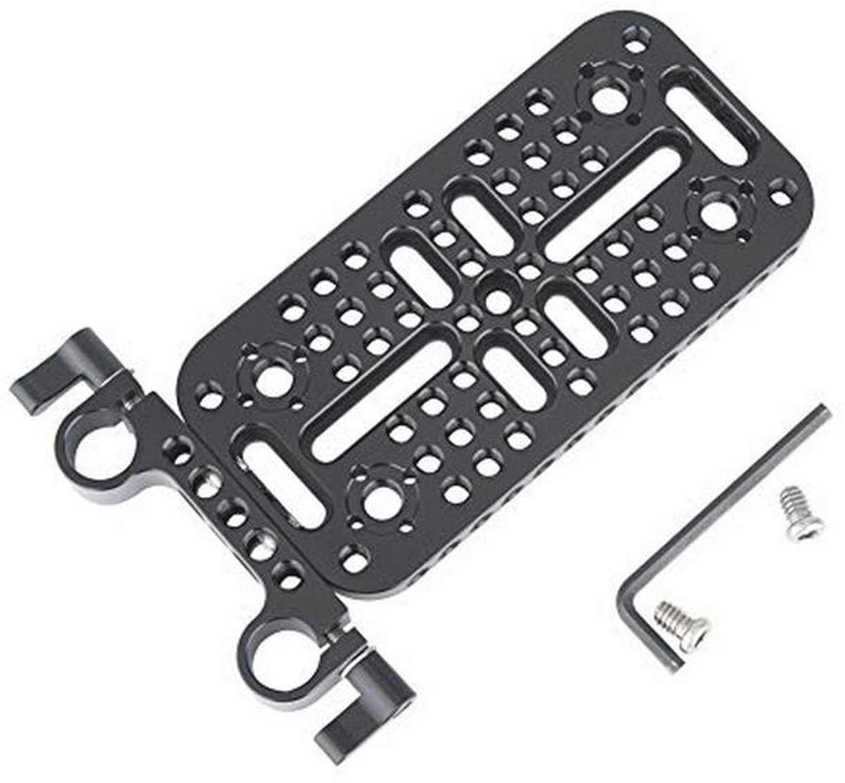 Camera Kaasmontageplaat met 15mm Staafklem voor DSLR Rig Systeem