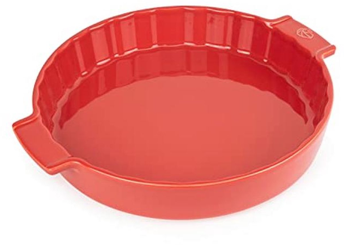 Traditionele keramische taartvorm Rood 28 cm