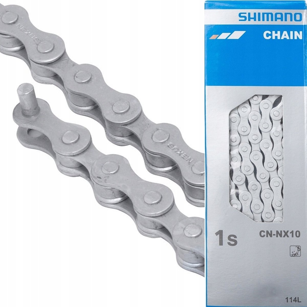 Shimano Nexus CN-NX10 Ketting 1-Versnelling 114 Schakels voor Naafversnelling