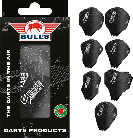 Bull's - Flight Shape Testkit - Dart Flights van Merkloos — afbeelding 5