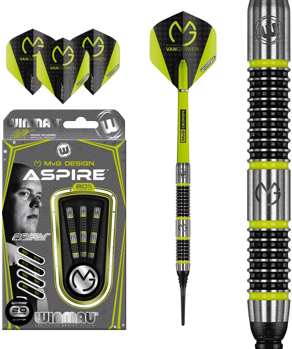 Winmau Michael van Gerwen Aspire 80% - Soft Tip Darts
