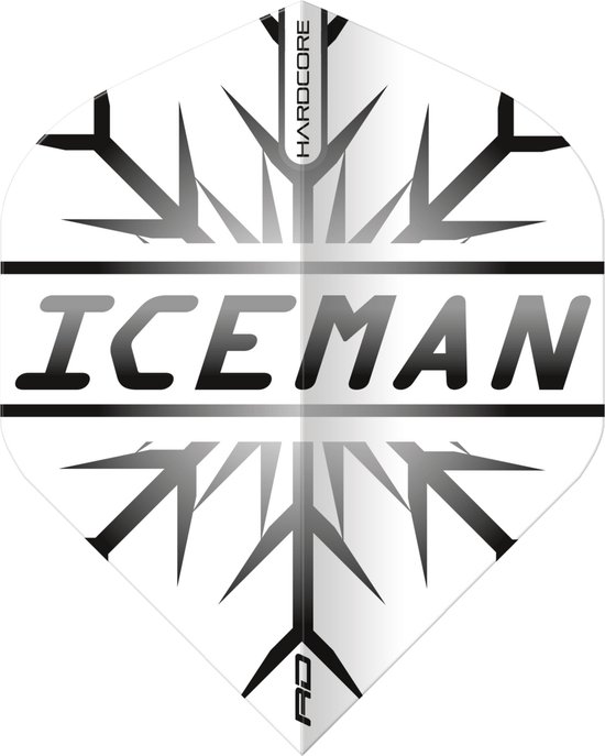 Red Dragon Gerwyn Price Grey Snowflake - Dart Flights van Merkloos — afbeelding 2