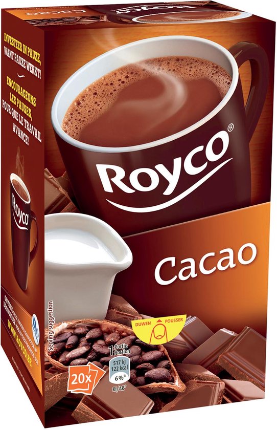 Royco cacao | pak van 20 zakjes