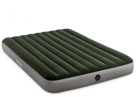 Opblaasbaar dubbel luchtbed 203x152x25cm met voetpomp — afbeelding 4