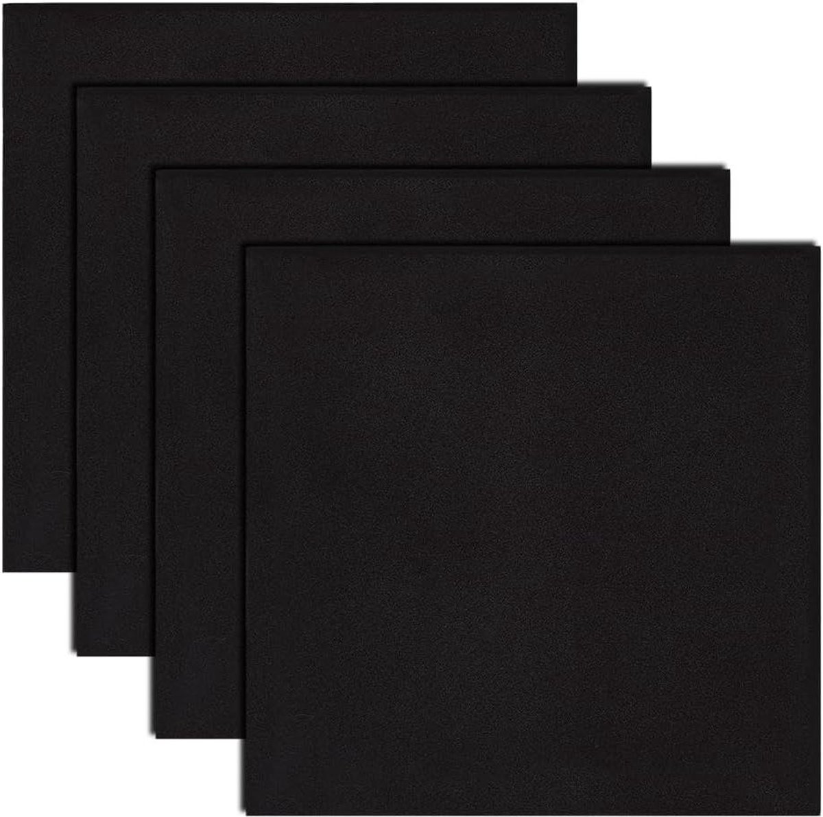 Provento - Vierkante Airconditioner Filters 38x38cm - Vervanging Actieve Kool Luchtfilter - Set van 4 stuks