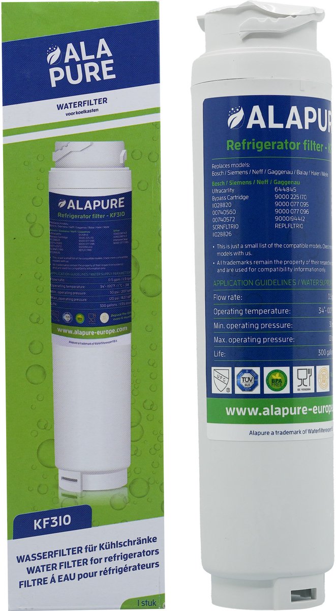 Waterfilter voor Neff 740572 / SCRNFLTR10 Bypass Cartridge