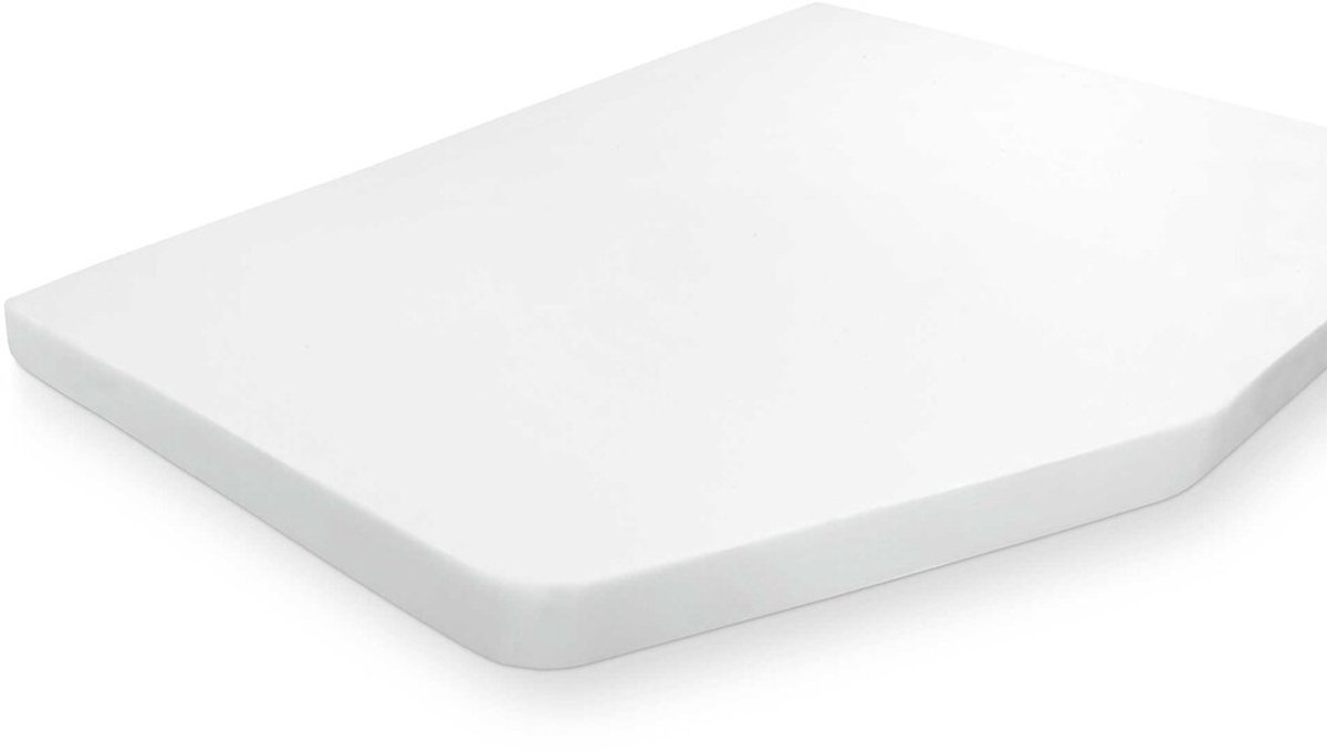 Walra Hoeslaken Jersey Stretch Frans bed R - 130/160x180/210 - 100% Katoen (BCI) - Wit