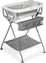 Opvouwbare babybadkuip, kunststof bad voor pasgeborenen, antislip voeten, draagbaar, met waterbarrière, voor jongens en meisjes (roze