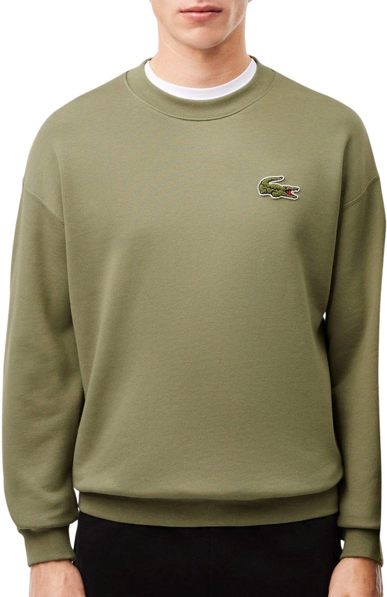 Lacoste Loose Fit Sweater Heren Groen