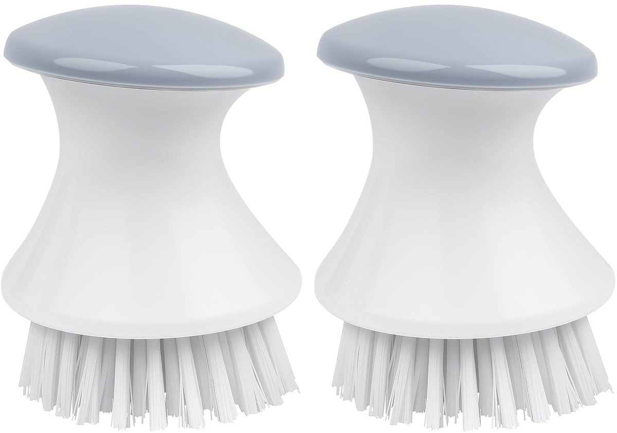 Unyqoos® Set van twee ergonomische afwasborstels voor efficiënte keukenreiniging