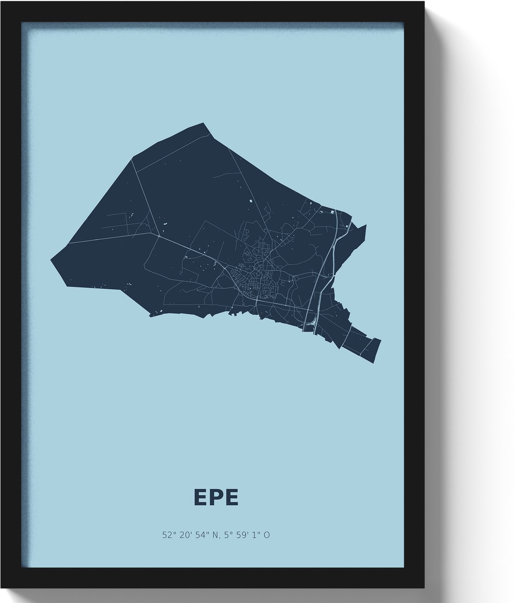 Poster Epe A3 - 30 x 42 cm - Blauw (Exclusief Lijst)