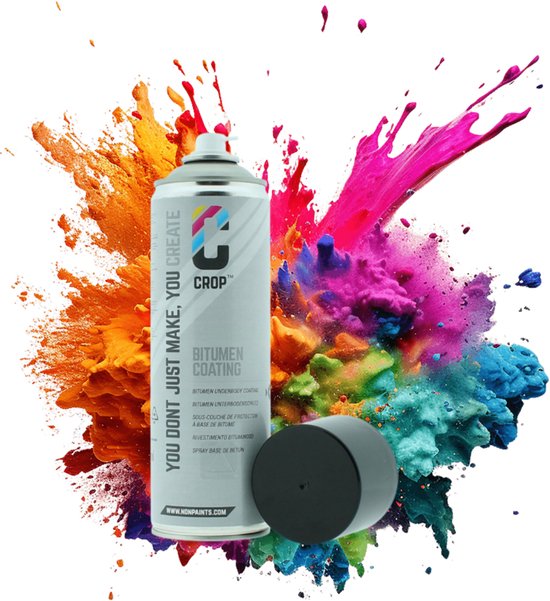 CROP Bitume Underbody Coating NOIR bombe aérosol 500ml