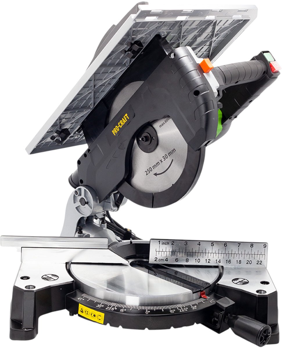 Procraft CMS25 afkort- en tafelzaag 1800 watt 250 mm + zaagblad