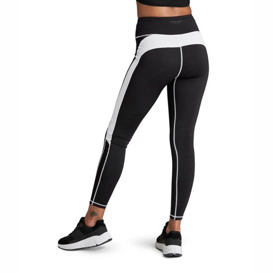 Björn Borg - Dames - STHLM High Waist Mesh Leggings - Multicolour/Wit/Zwart - Maat 38 van Merkloos — afbeelding 4