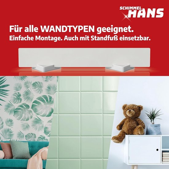 Schimmelverwijderaar voor muur en badkamer zonder chemicaliën - verwarmingsmodule tegen schimmel - anti-schimmel middel voor elke ruimte - basismodule — afbeelding 5