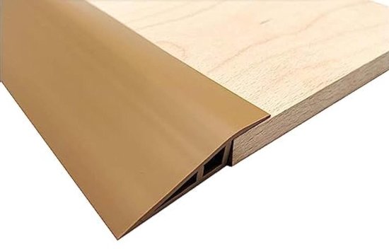 Rampe De Seuil En Caoutchouc, Bande De Transition Autocollante Pour Sol De Porte (Café, 3 M