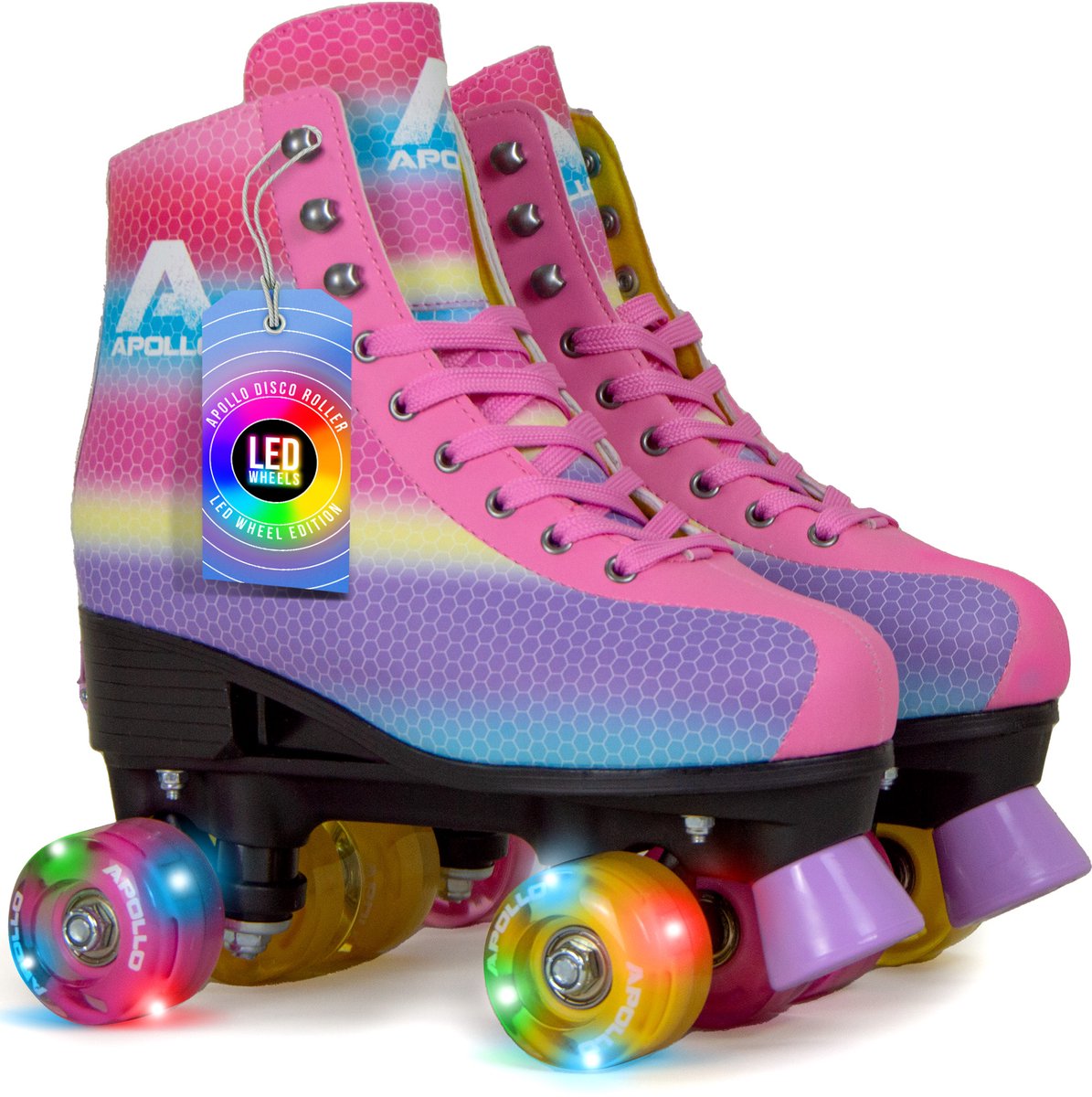 Apollo Rolschaatsen kinderen Classic Roller Retro Rainbow