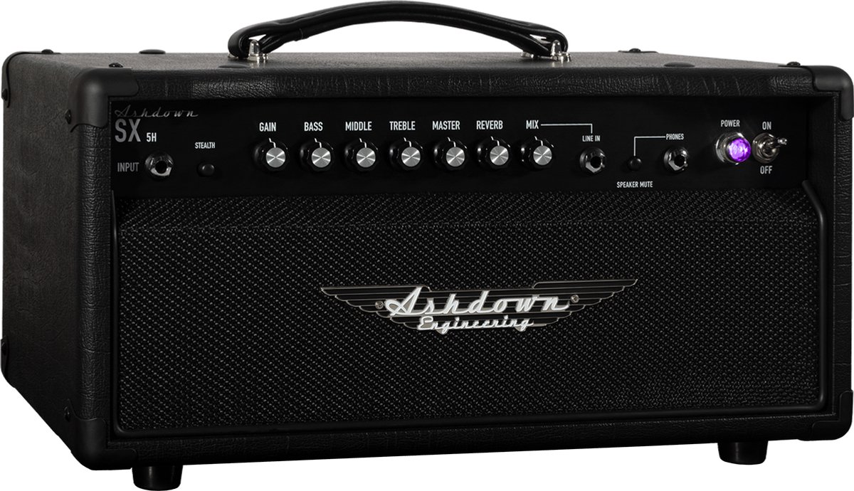 Ashdown MAS SX-5H Buisversterker Top 5W met Reverb en Effects-Loop