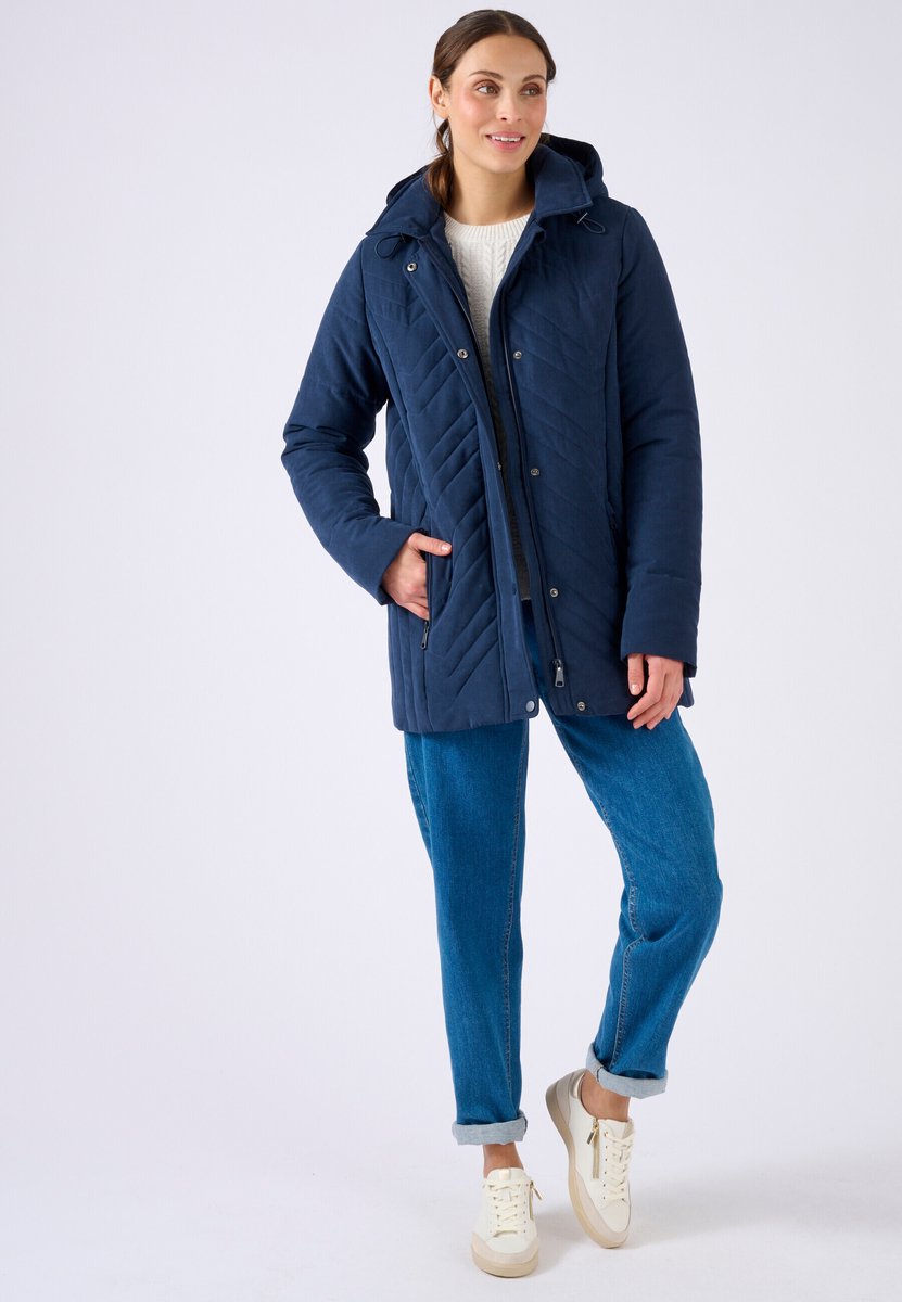 Damart Gewatteerde sierlijke parka Dames – 38-40 Blauw
