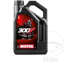 Olie Motul 10W40 300V Racing Off Road 4L voor terreinmotor TT enduro cross