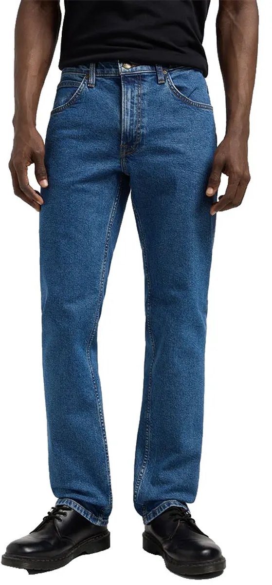 Lee Brooklyn Classic Straight Fit Spijkerbroek 42 34 Man Belmont