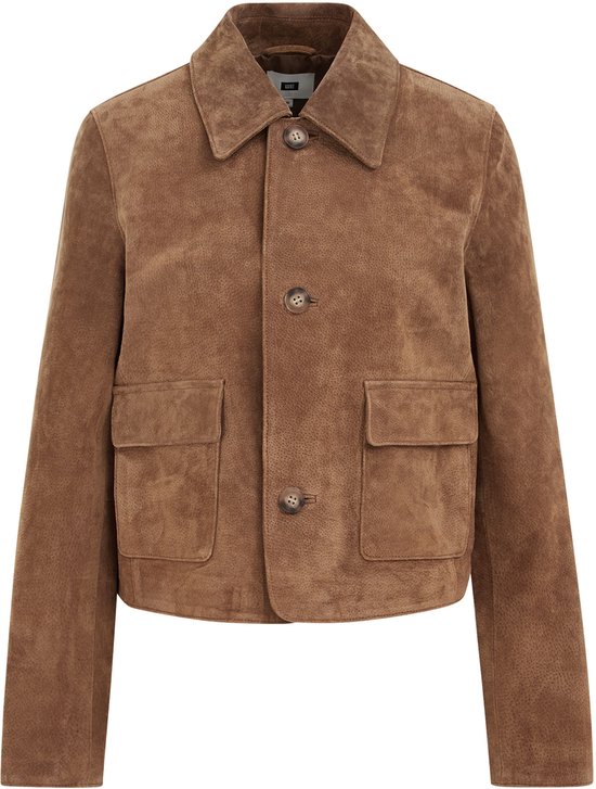 WE Fashion Dames blouson premium en suède