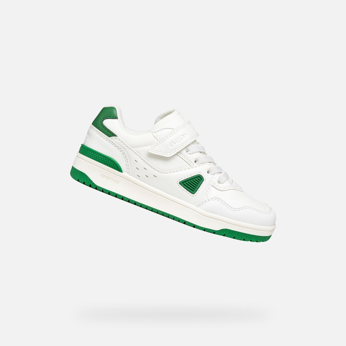 Geox WASHIBA JONGENS Sneakers Wit/Groen