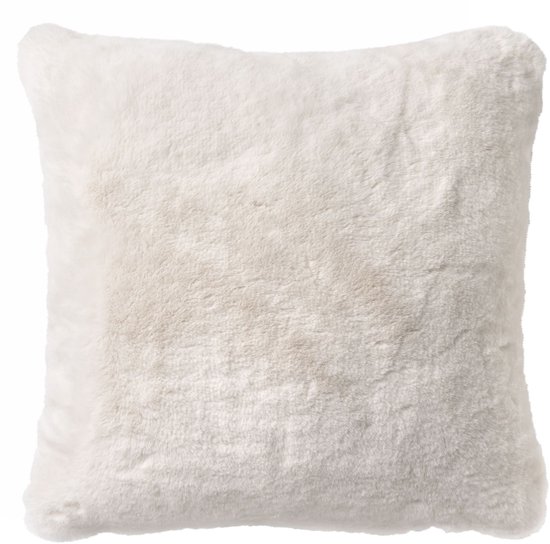 Dutch Decor - Coussin decoratif - ZAYA 45x45 - couleur: pantone Snow White - blanc