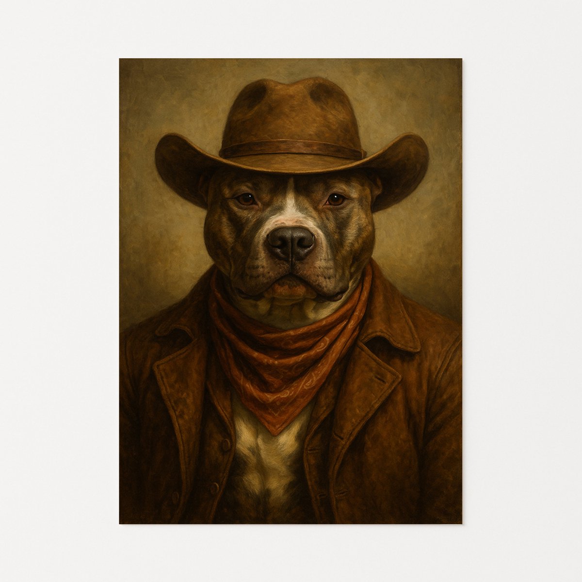 Hond wanddecoratie – muurdecoratie modern – retro poster – 40x60 cm