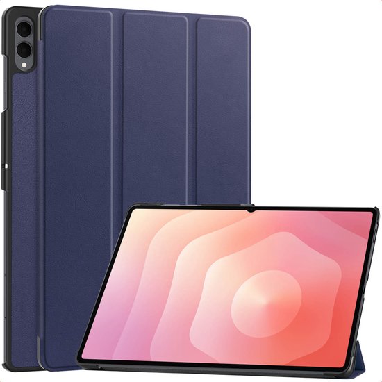 imoshion Tablet Hoes - Geschikt voor Samsung Galaxy Tab S11 Ultra - Trifold Bookcase - Donkerblauw