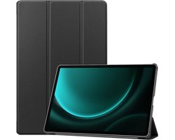 imoshion Tablet Hoes - Geschikt voor Samsung Galaxy Tab S10 Plus / Galaxy Tab S9 11.0 inch FE Plus / Galaxy Tab S9 11.0 inch Plus - Trifold Bookcase - Zwart