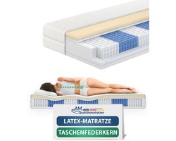 AM Qualitätsmatratzen Premium latex matras 180x200 Zacht