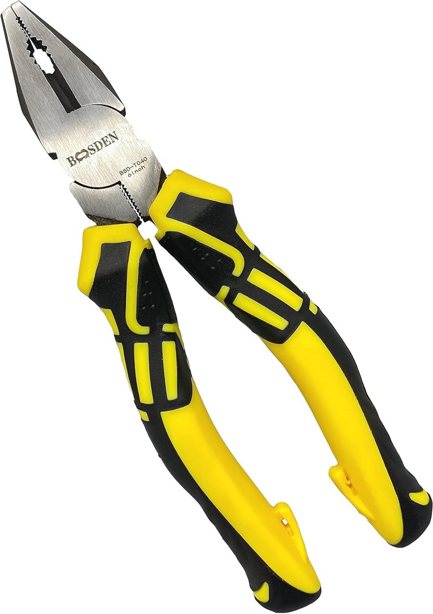 Lineman's Pliers 6 Inch - Hoge Kracht Combinatietang, Elektrische Tang, Zijkniptang